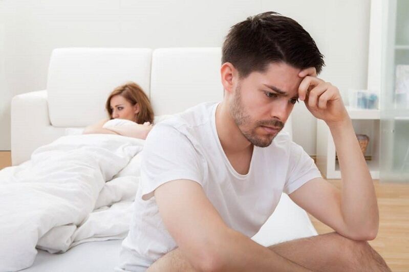 Prostatitin bir komplikasyonu olarak bir erkeğin iktidarsızlık